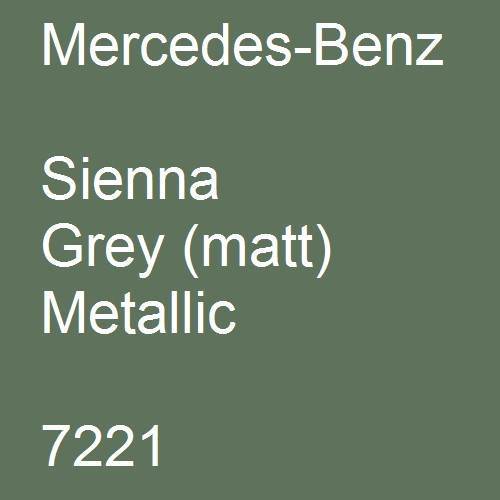 Mercedes-Benz, Sienna Grey (matt) Metallic, 7221.